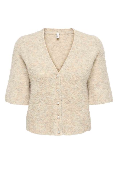 Cardigan Onlbouble Ss V-Neck Button 15374815 14-1106 TCX peyote