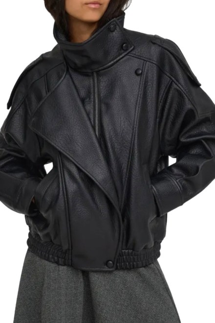 Jacket Onlvani L/S Faux Leather 15380880 C-N10 black