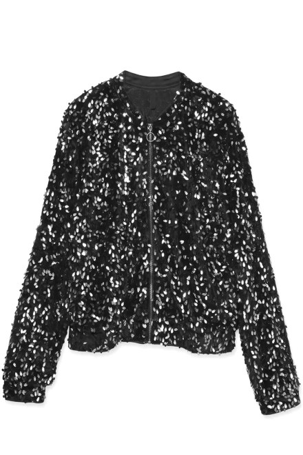 Cardigan Vmbelle Zip Sq Bomber 10352982 C-N10 black