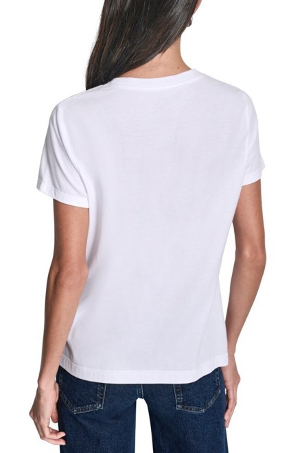 T-Shirt Logo DJ6T1692 UXU wht/clear