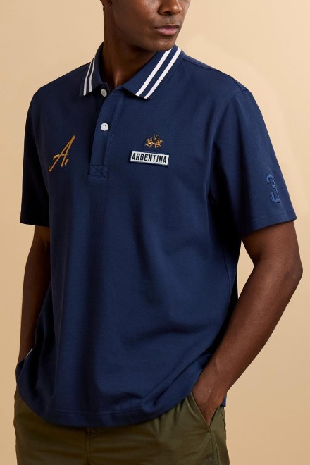 Polo 3LMMCP302 07017 navy