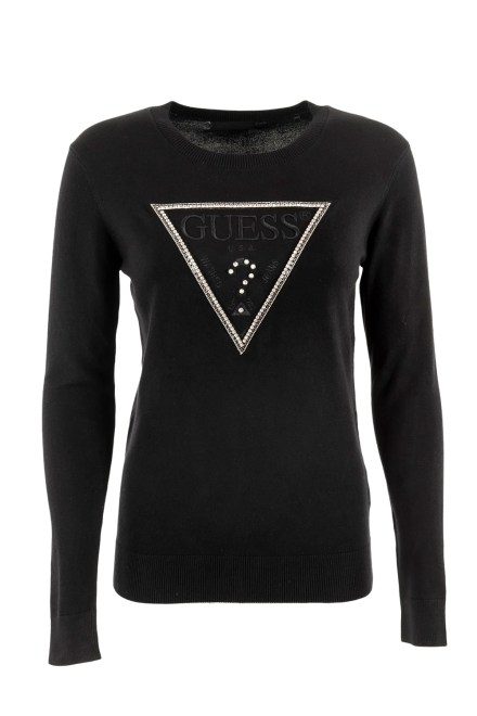 Πλεκτο Ls Cn Kiara Triangle Logo Swtr W5YR23Z2NQ2 jblk jet black a996