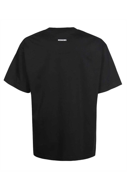 T-Shirt Cotton Jersey Raschel US23WL09-BJ00GR s91gb-black and space dyed white-black