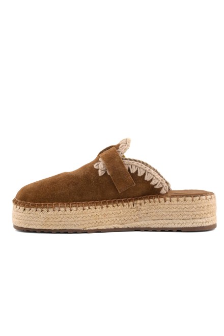 Mules Jute Clog MUSW641000A nutbr nut brown