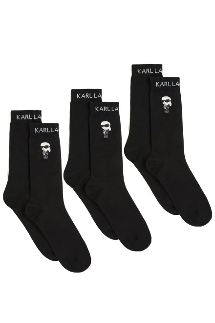 Καλτσες (Σετ 3τμχ) K/Ikon A4M47045 999 black