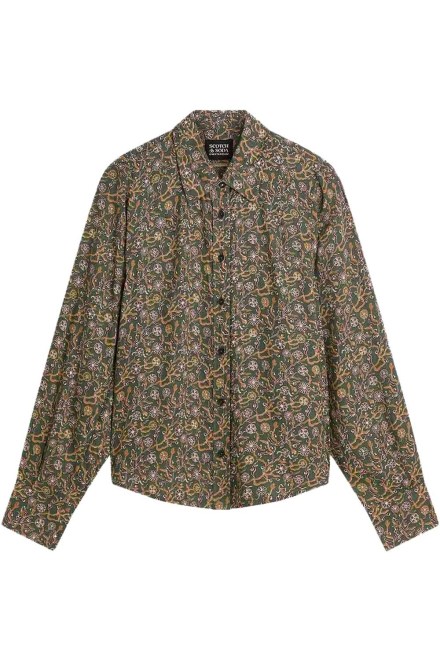 Πουκαμισο Printed Relaxed Fit U9B01726T 382 surreal flower thyme