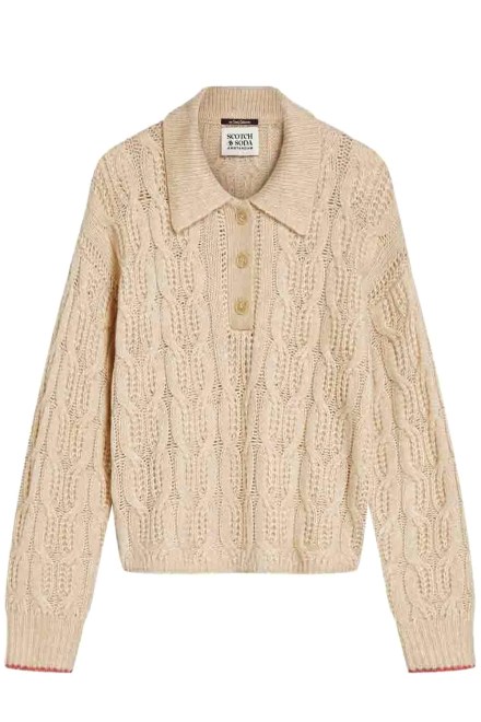 Πουλοβερ Cable Stitch Boxy Fit U9B01777T 239 shifting sand