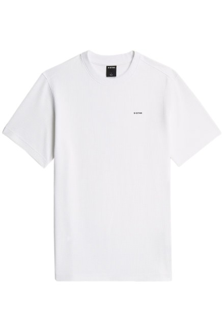T-Shirt True Regular Structured D28609-E383-110 white
